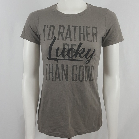 Black Clover Tops - Black Clover brand graphic T Shirt gray Sz S NWT